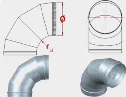 Codo 90°