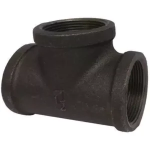 Tee roscable de acero al carbon