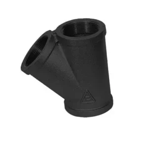 Yee de acero al carbon roscable